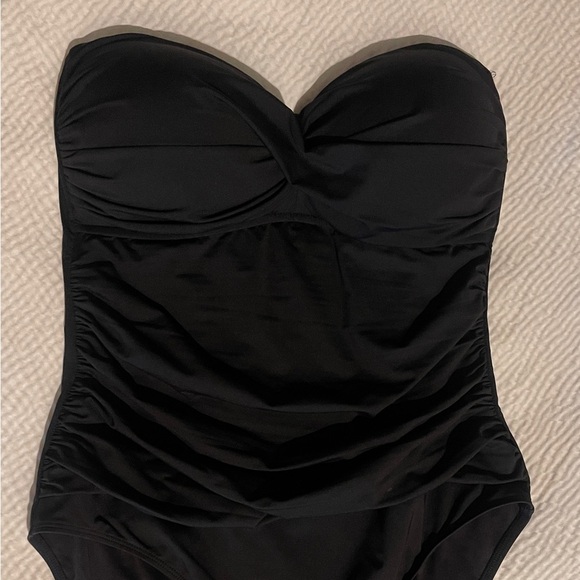 Anne Cole bathing suit black strapless - Picture 7 of 7